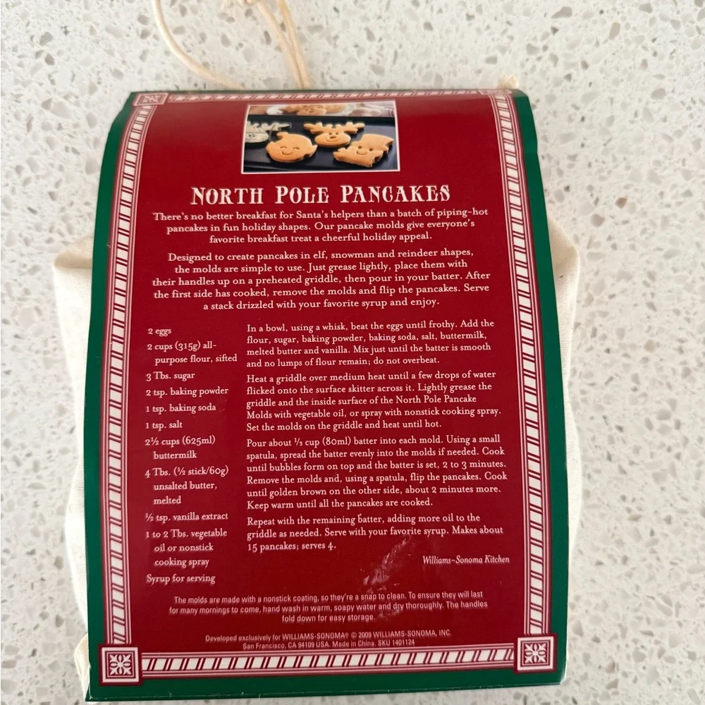 WS Kids North Pole Pancake Molds - Set of Three
